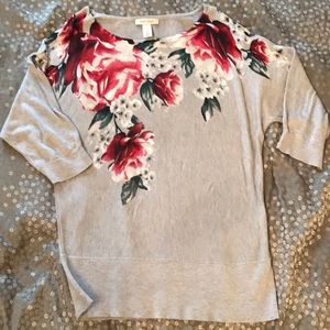 White House Black Market floral top
